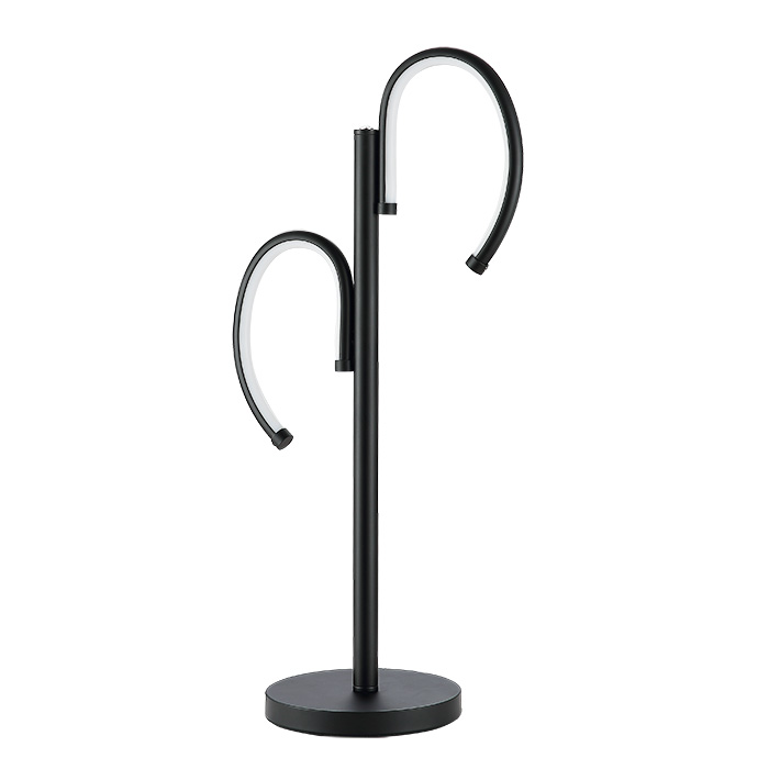 Lampada da tavolo minimalista nordica a doppio arco